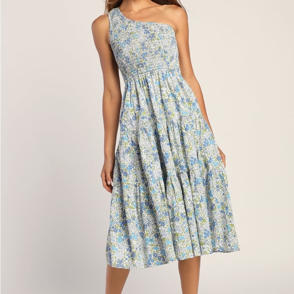 One shoulder sundress